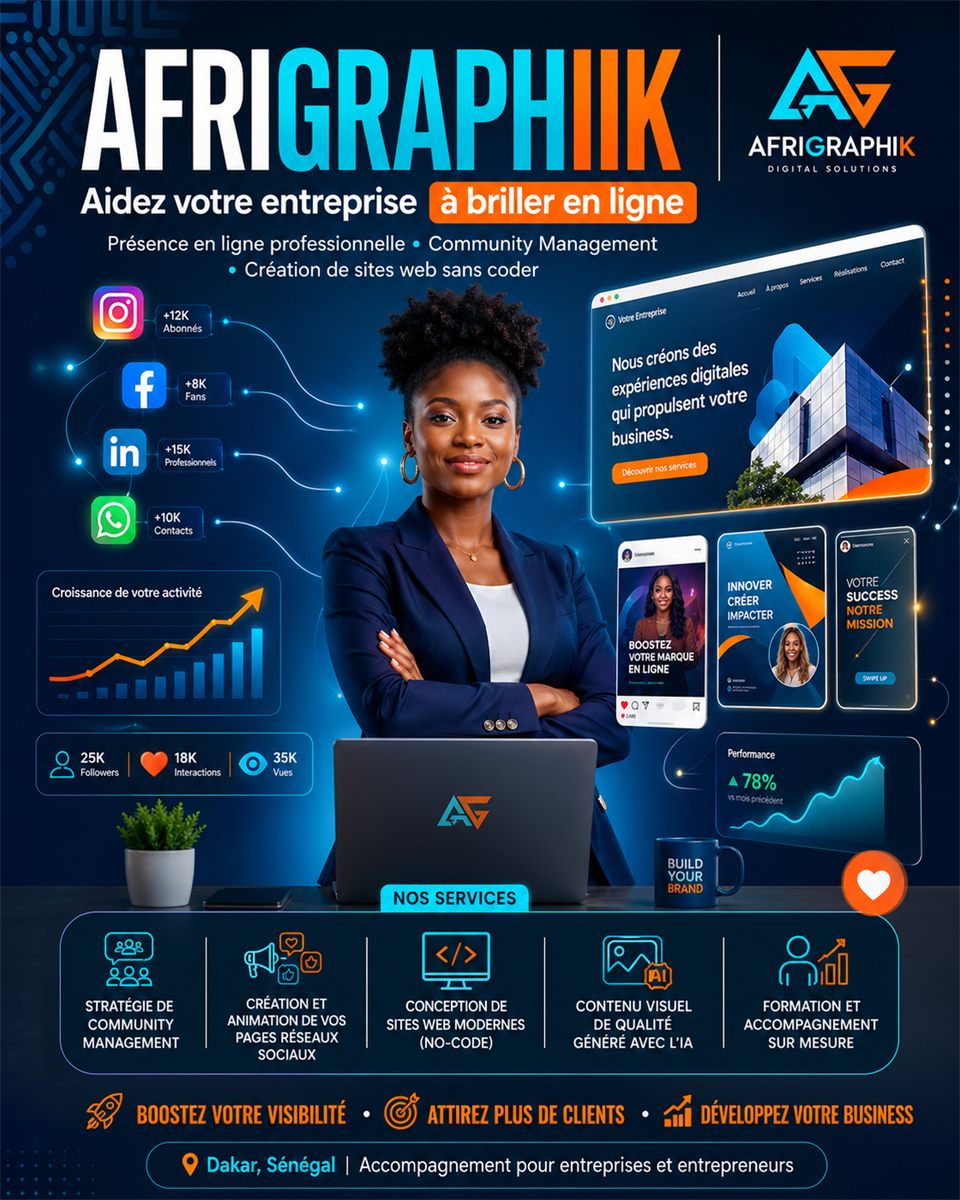 Visuel « Aidez votre entreprise à briller en ligne »