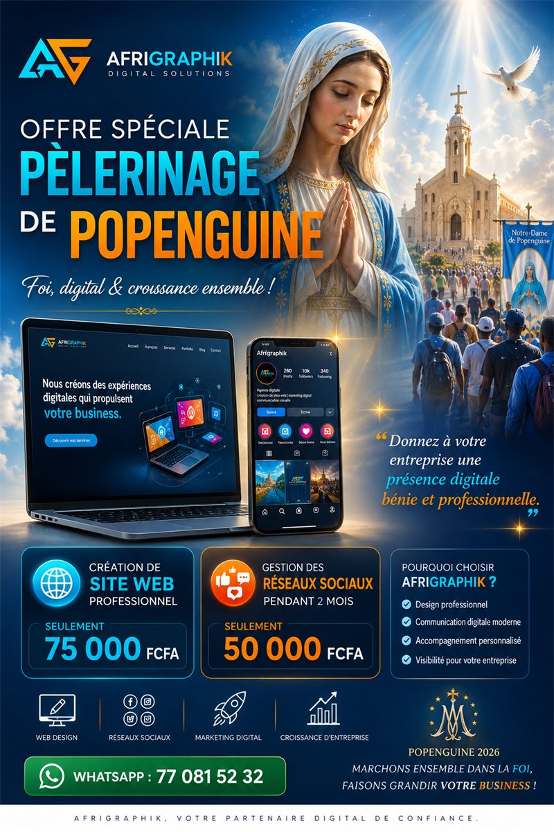 Affiche d'offre spéciale site web et réseaux sociaux